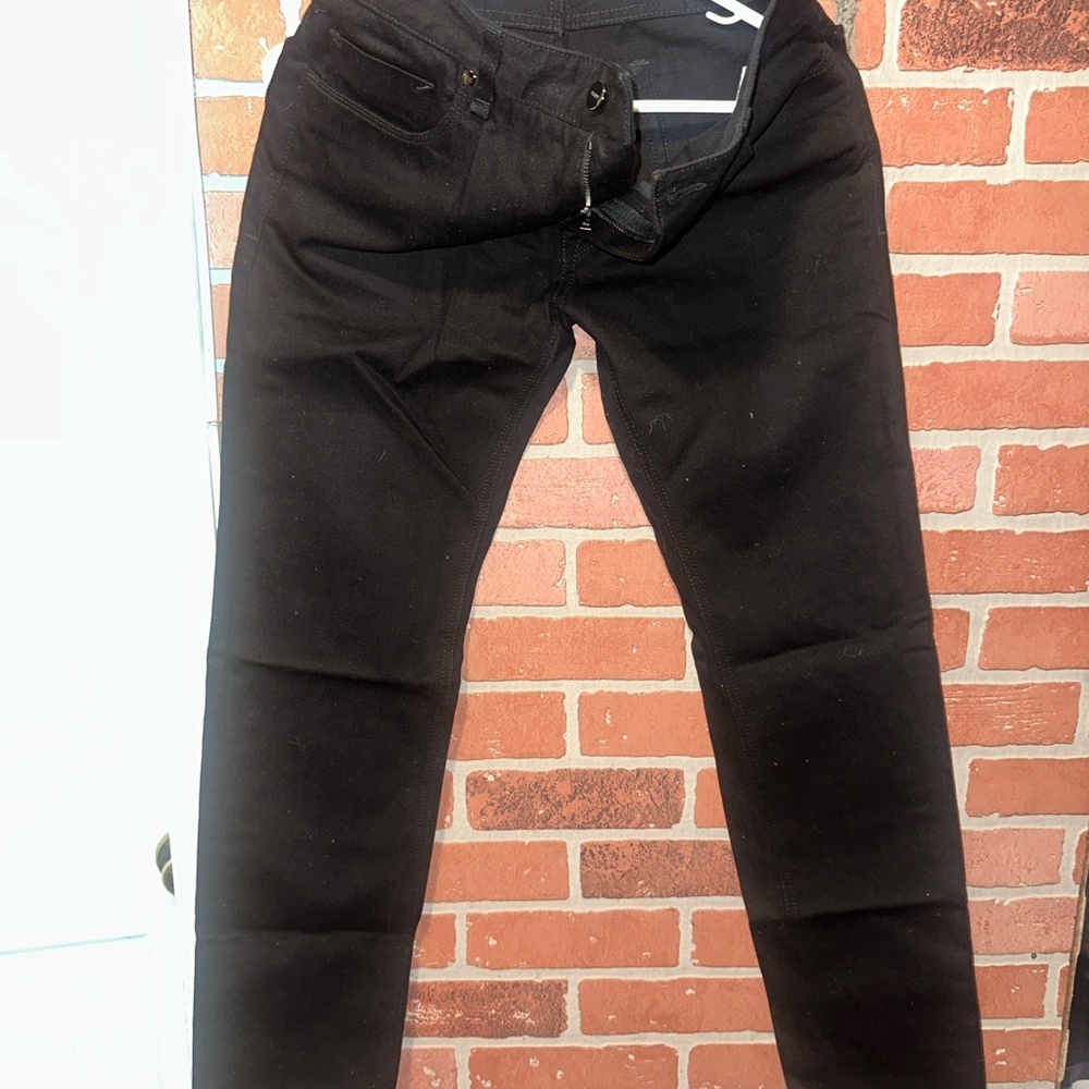 FENDI Black Slim Fit Jeans with Smooth Texture